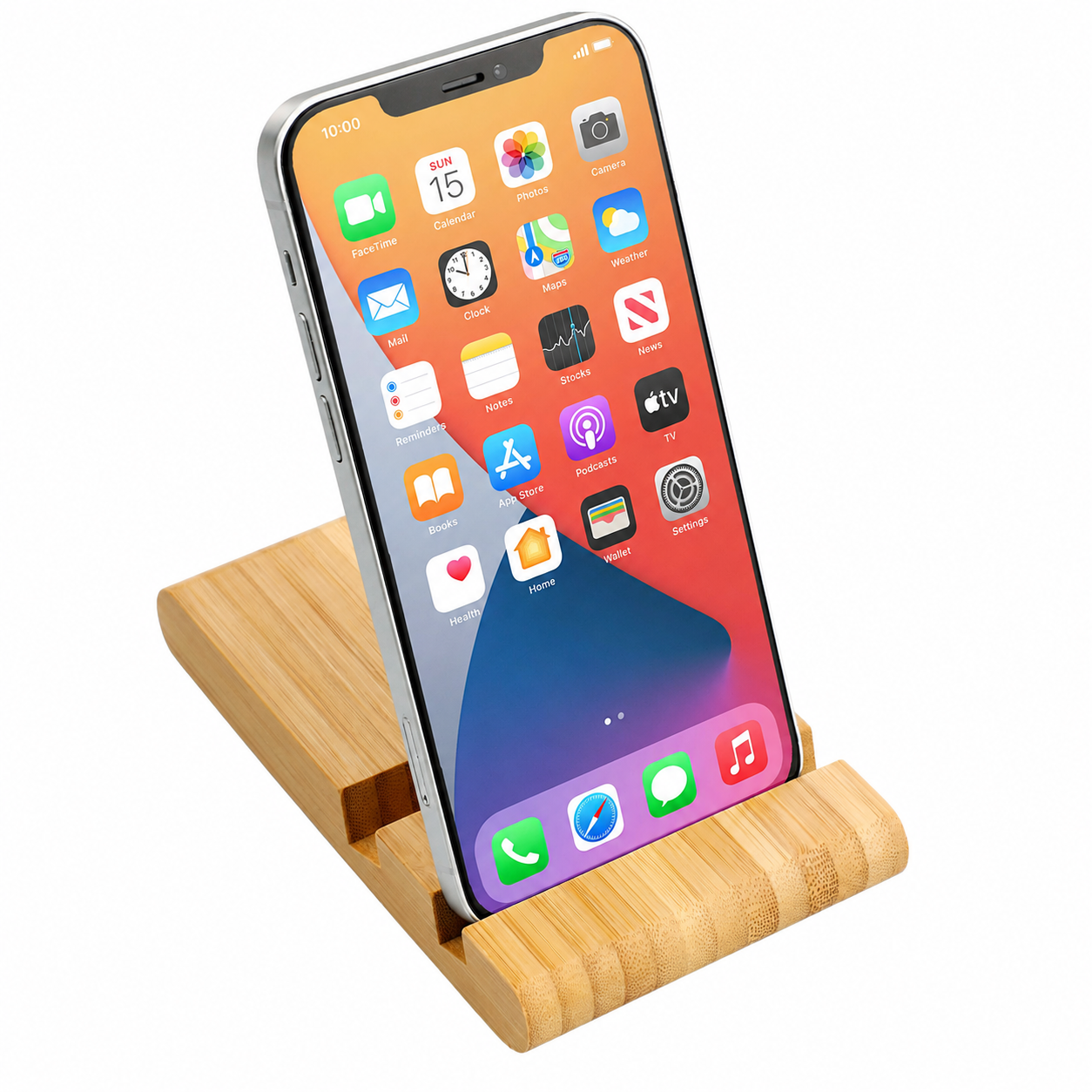 Estand FSC® 100% Bamboo Phone & Tablet Holder